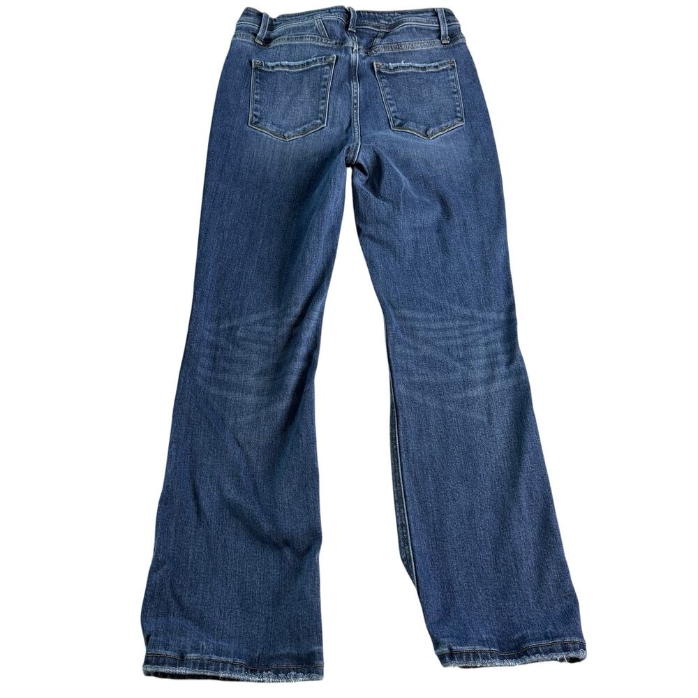Lovervet x ALB Straight Leg Jeans Womens 29/9 Medium Wash Stretch Denim - Picture 2 of 10